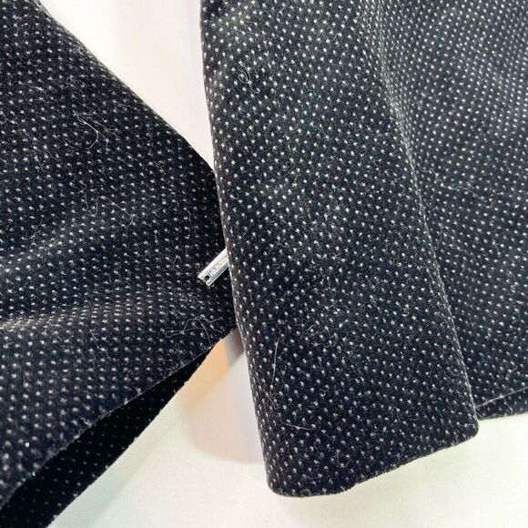Tommy Hilfiger Jacket Blazer Womens 14 Black Velvet Single Button Black NEW - Picture 11 of 13